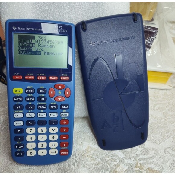 Texas Instruments TI-73 Explorer Graphing Calculator Tested Working w cover - Picture 4 of 11